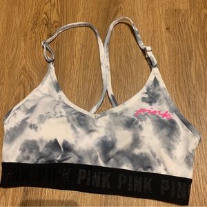 Pink sport sports bra size M - marble